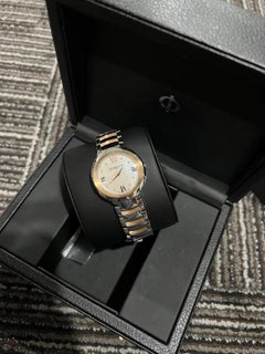 Baume & Mercier Two-Tone Ladies Mother of Pearl Diamond Quartz Wristwatch