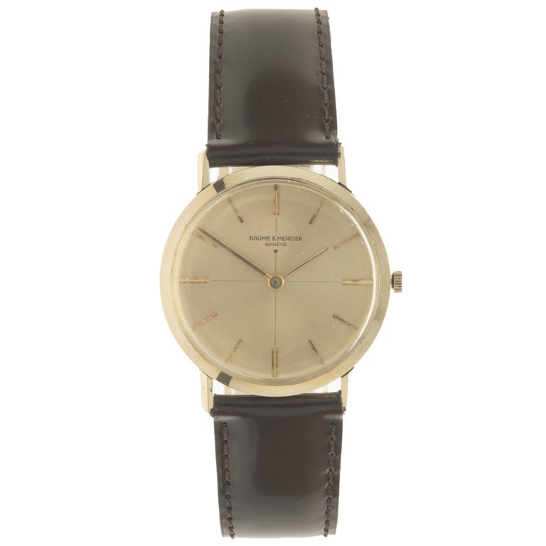 Montre Vintage Movado - Or Jaune 14 Carats, à Remontage Manuel, Années 1970, Occasion