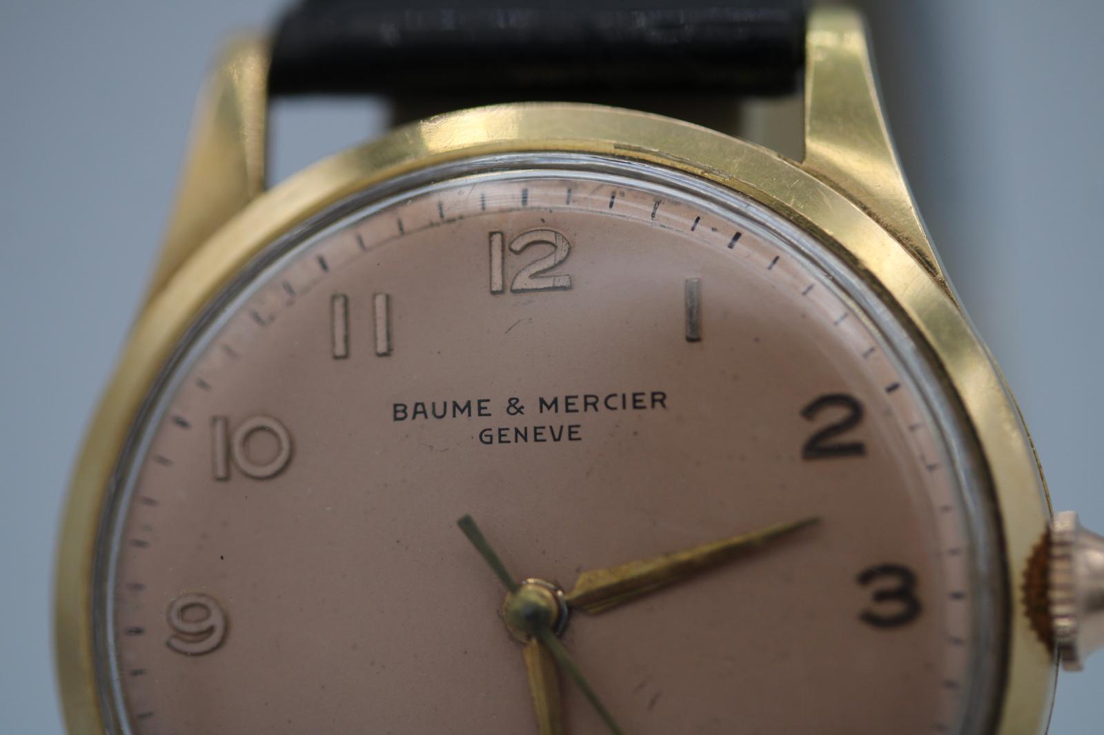 Baume & Mercier - Vintage 1950s - Or jaune 18ct en vente 6