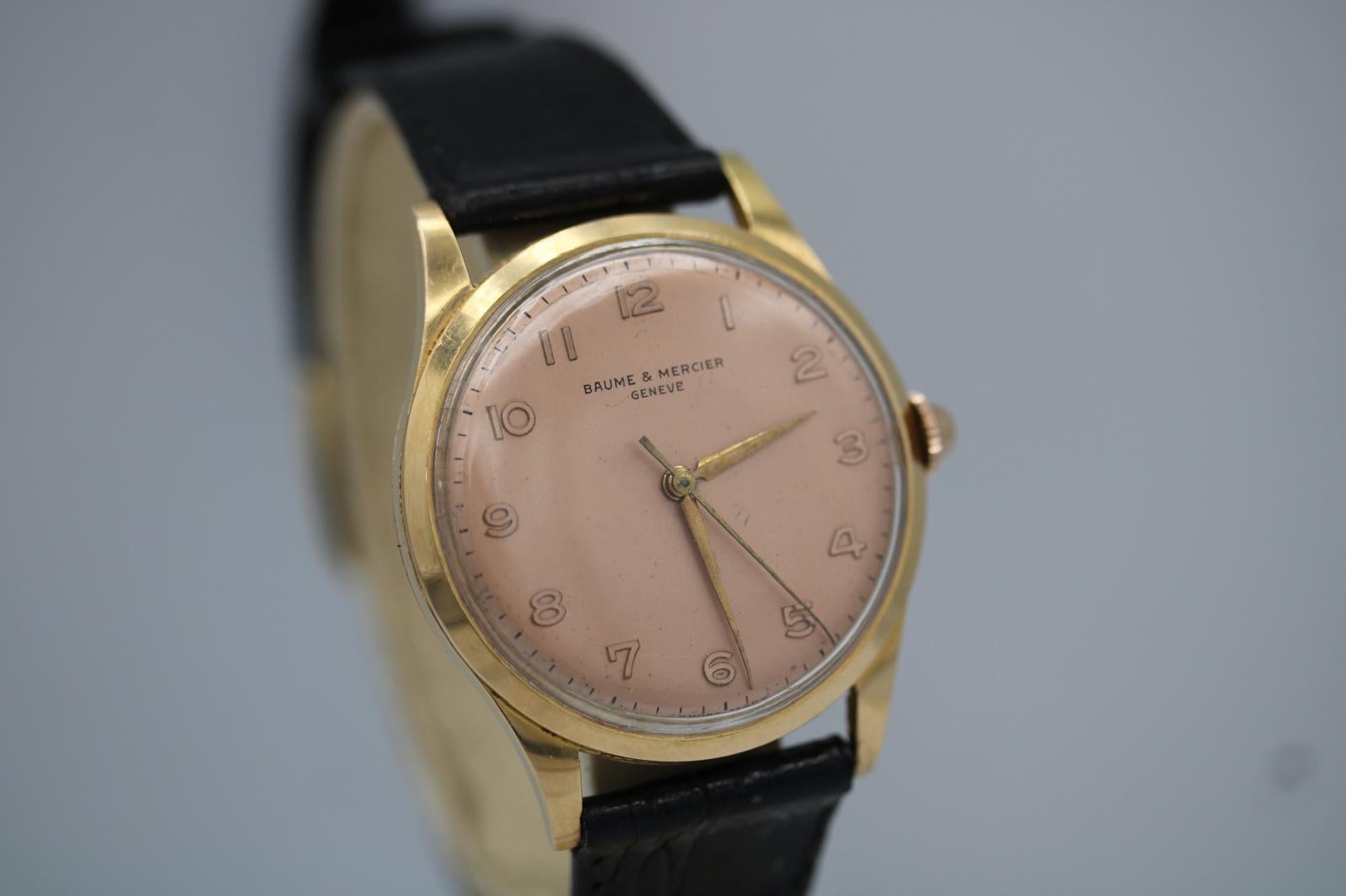 Baume & Mercier - Vintage 1950s - Or jaune 18ct en vente 7