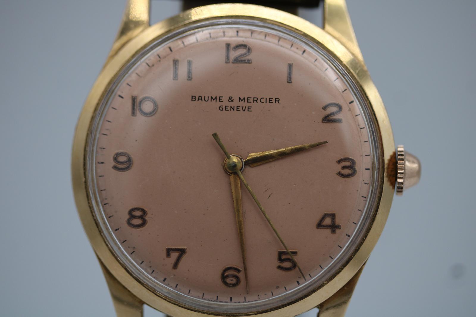 Baume & Mercier - Vintage 1950s - Or jaune 18ct en vente 8