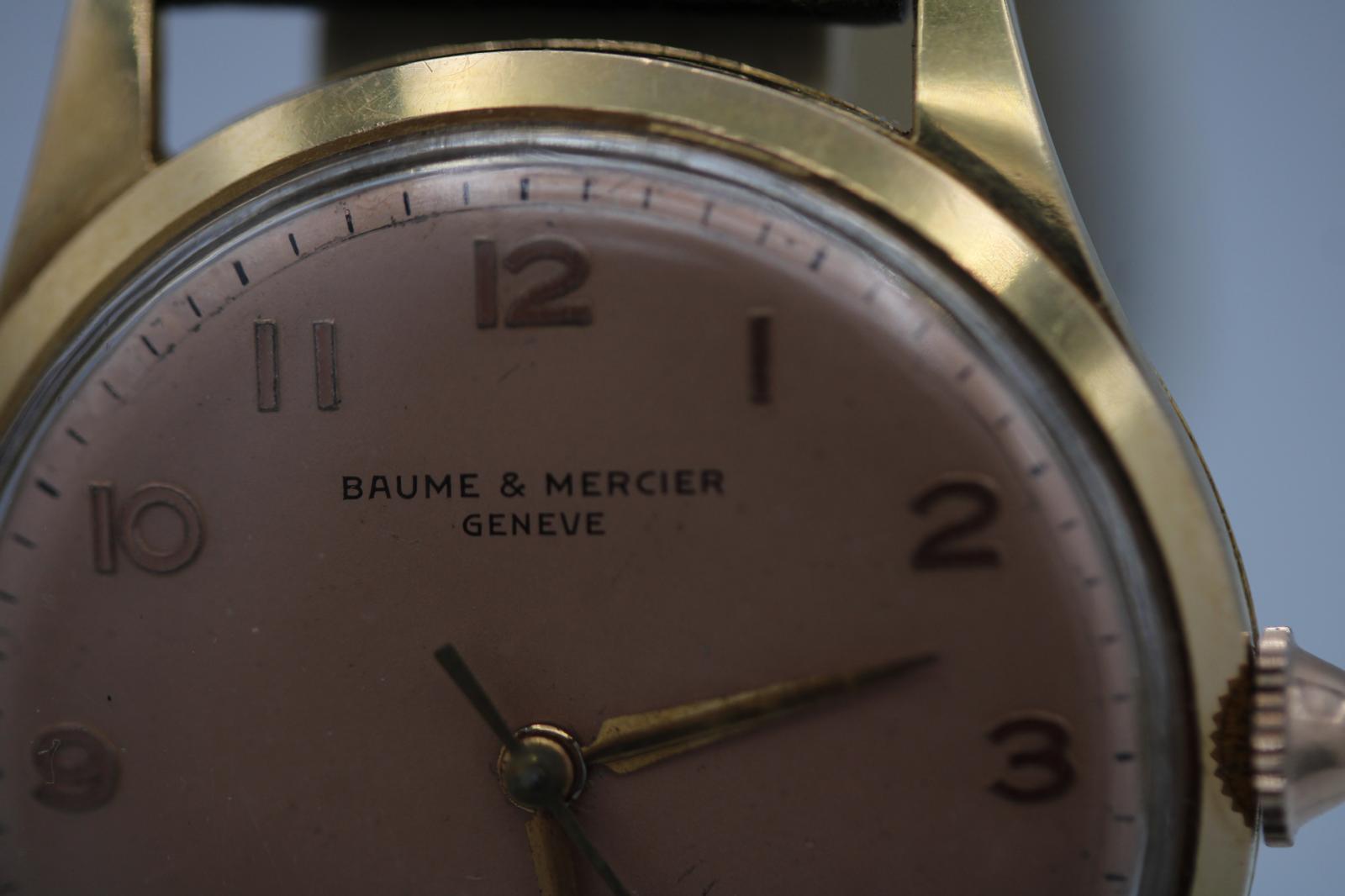 Baume & Mercier - Vintage 1950s - Or jaune 18ct en vente 2