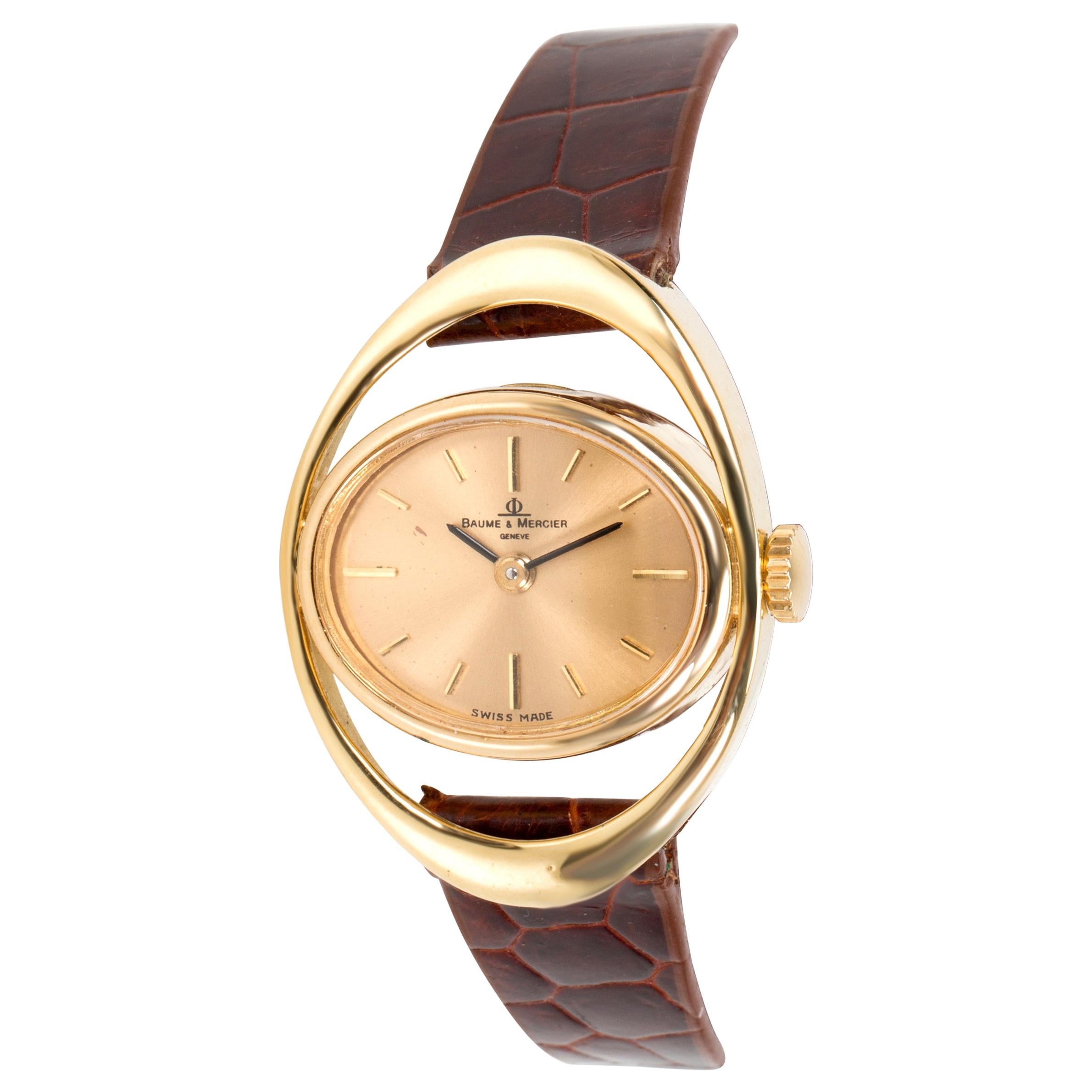 Baume & Mercier Vintage 36642.9 Ladies Watch in 18 Karat Yellow Gold