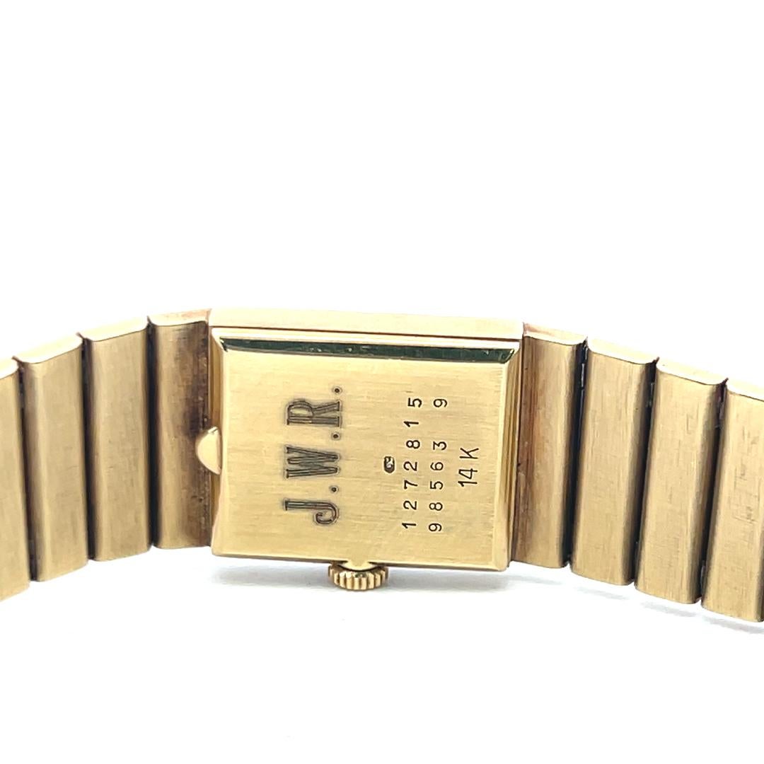 Baume & Mercier Vintage 41.44 Grams 14 Karat Yellow Gold Wrist Watches For Sale 6