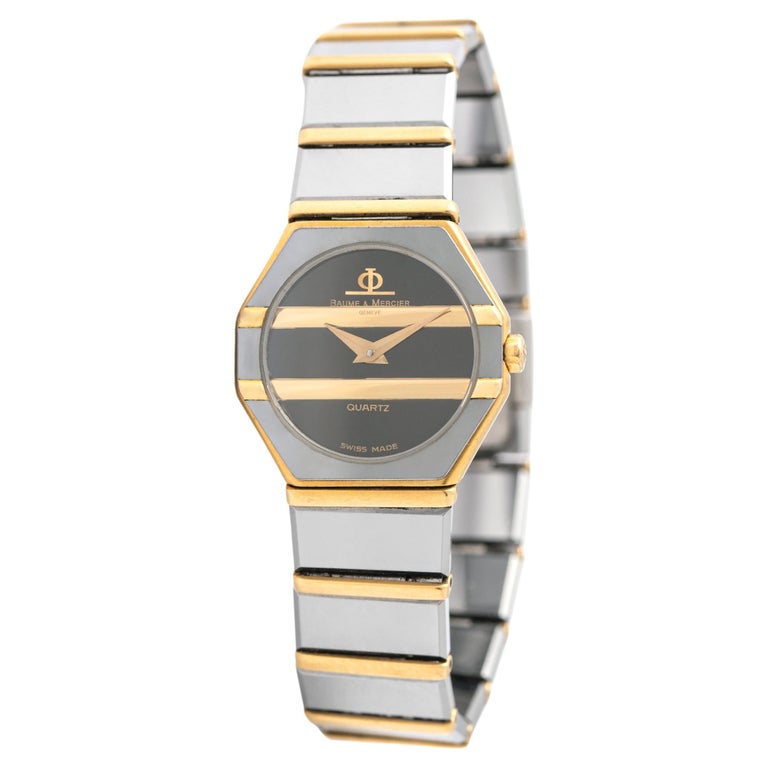 Baume and Mercier Vintage Avant-Garde Stainless Steel Wristwatch