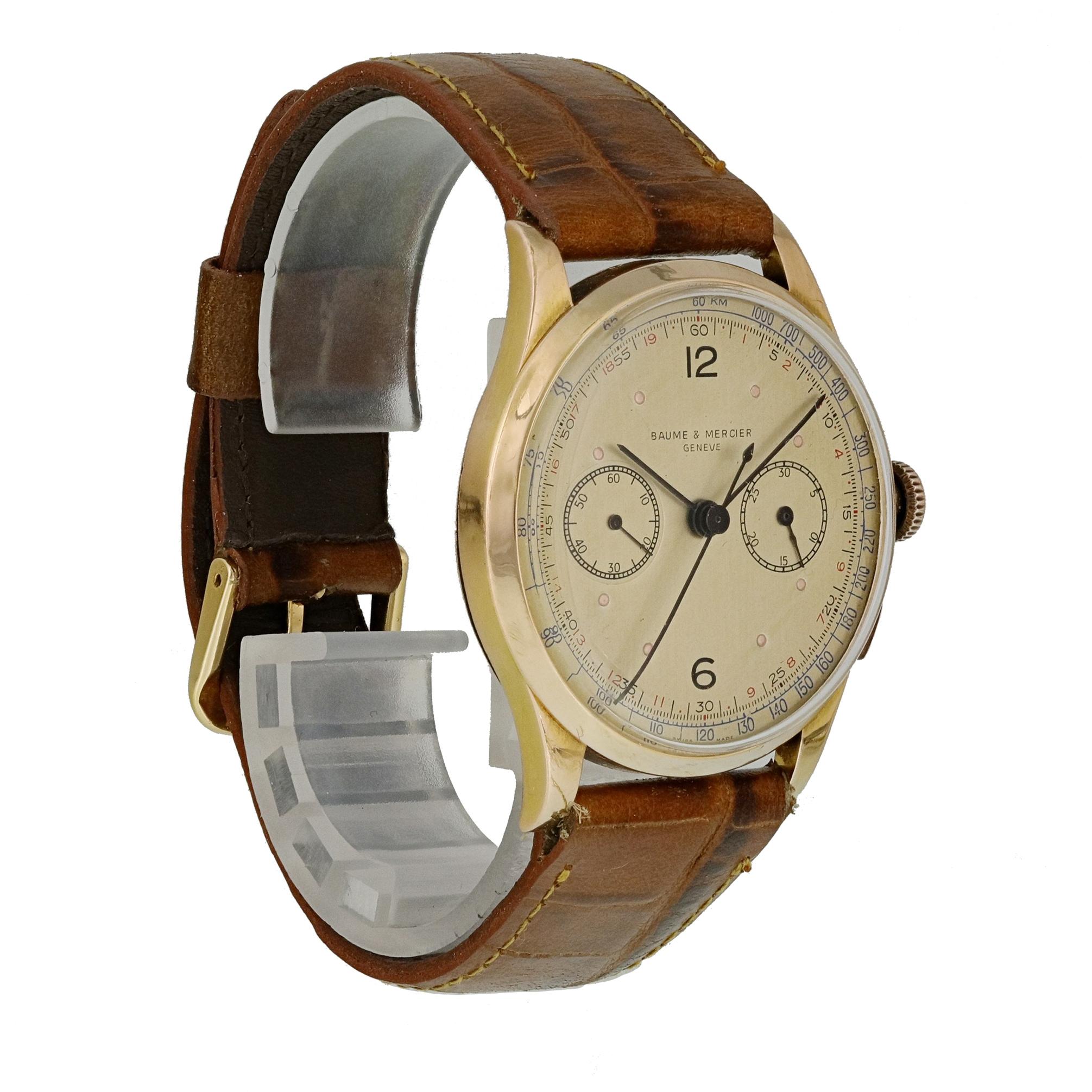 baume mercier vintage chronograph