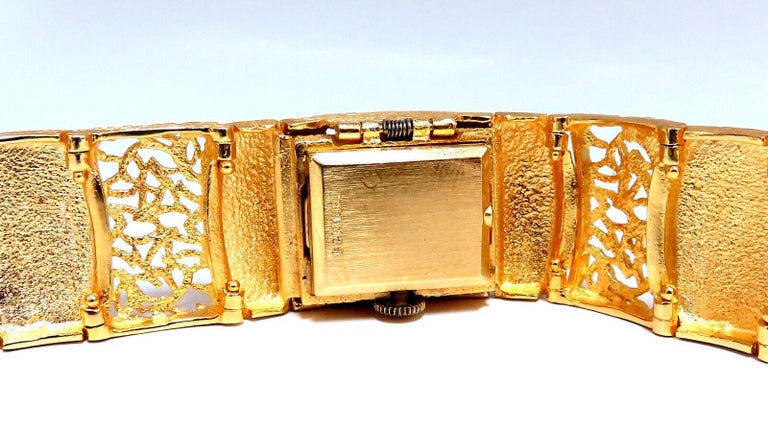 Women's or Men's Baume Mercier Vintage Gold Watch 14kt For Sale