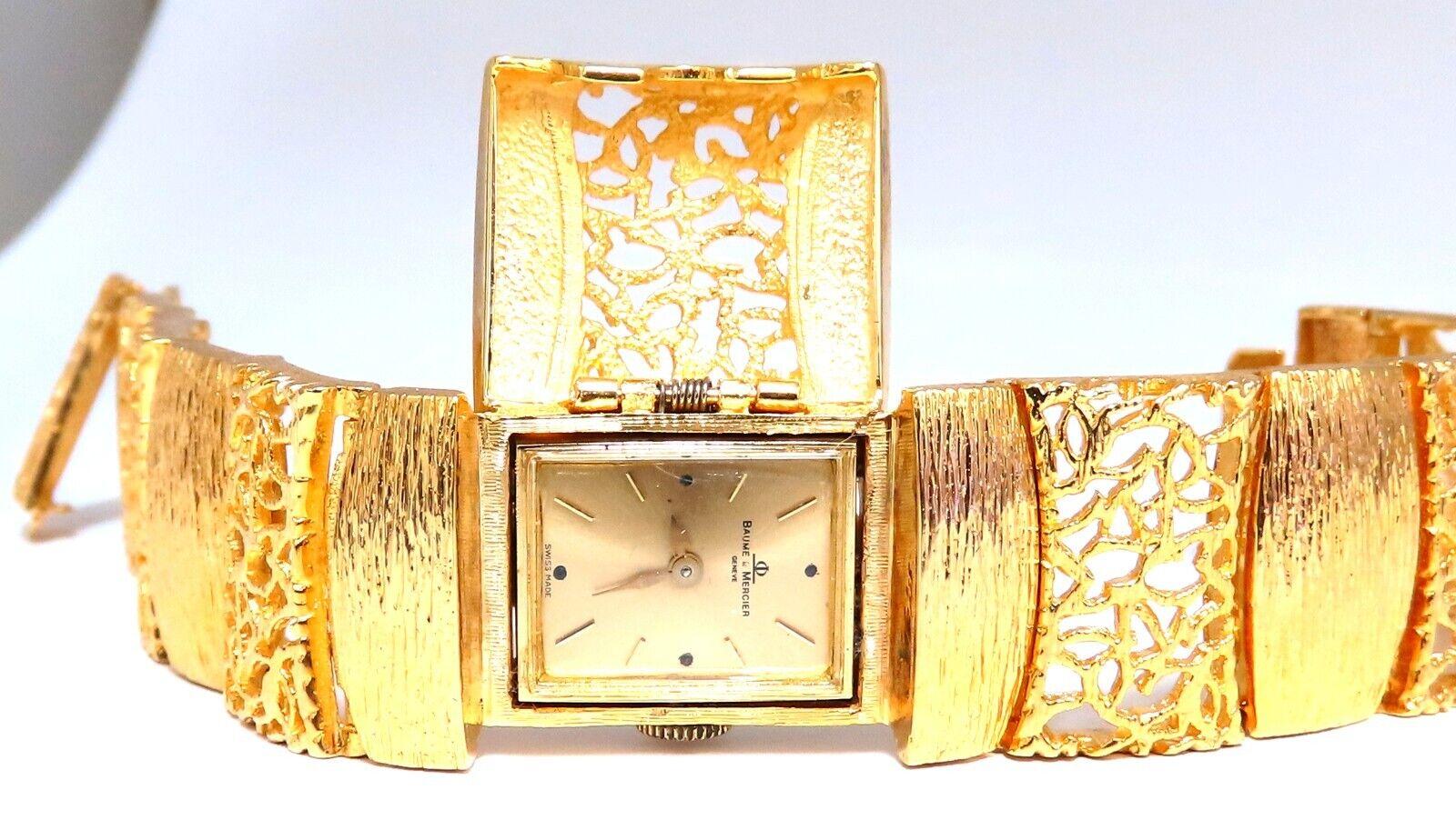 baume and mercier vintage gold watch