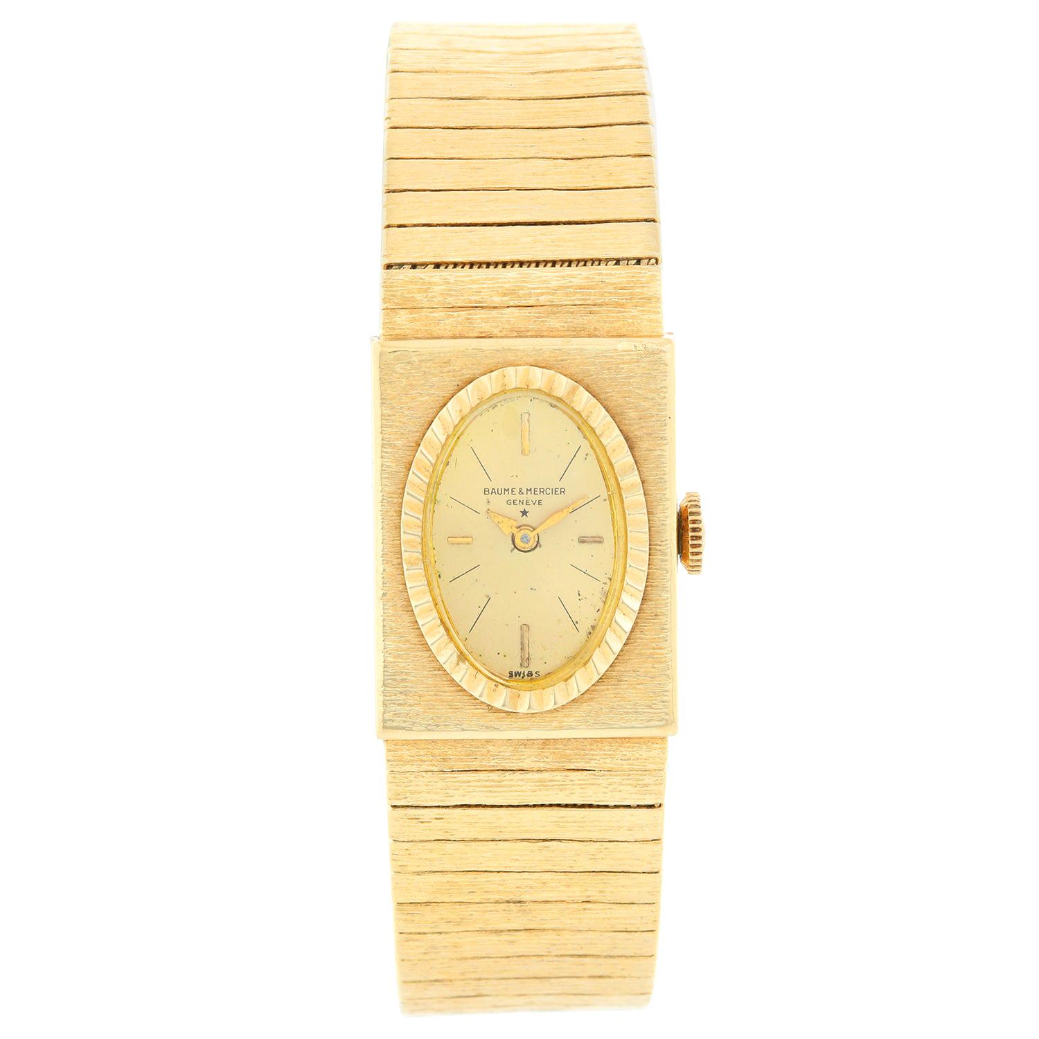 Baume & Mercier Vintage Yellow Gold Ladies Watch