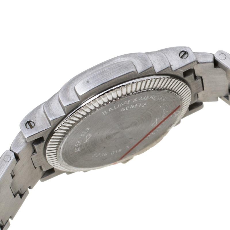 Baume & Mercier White Two-Tone Riviera 5236.018.3 Women's Wristwatch 26 mm 2