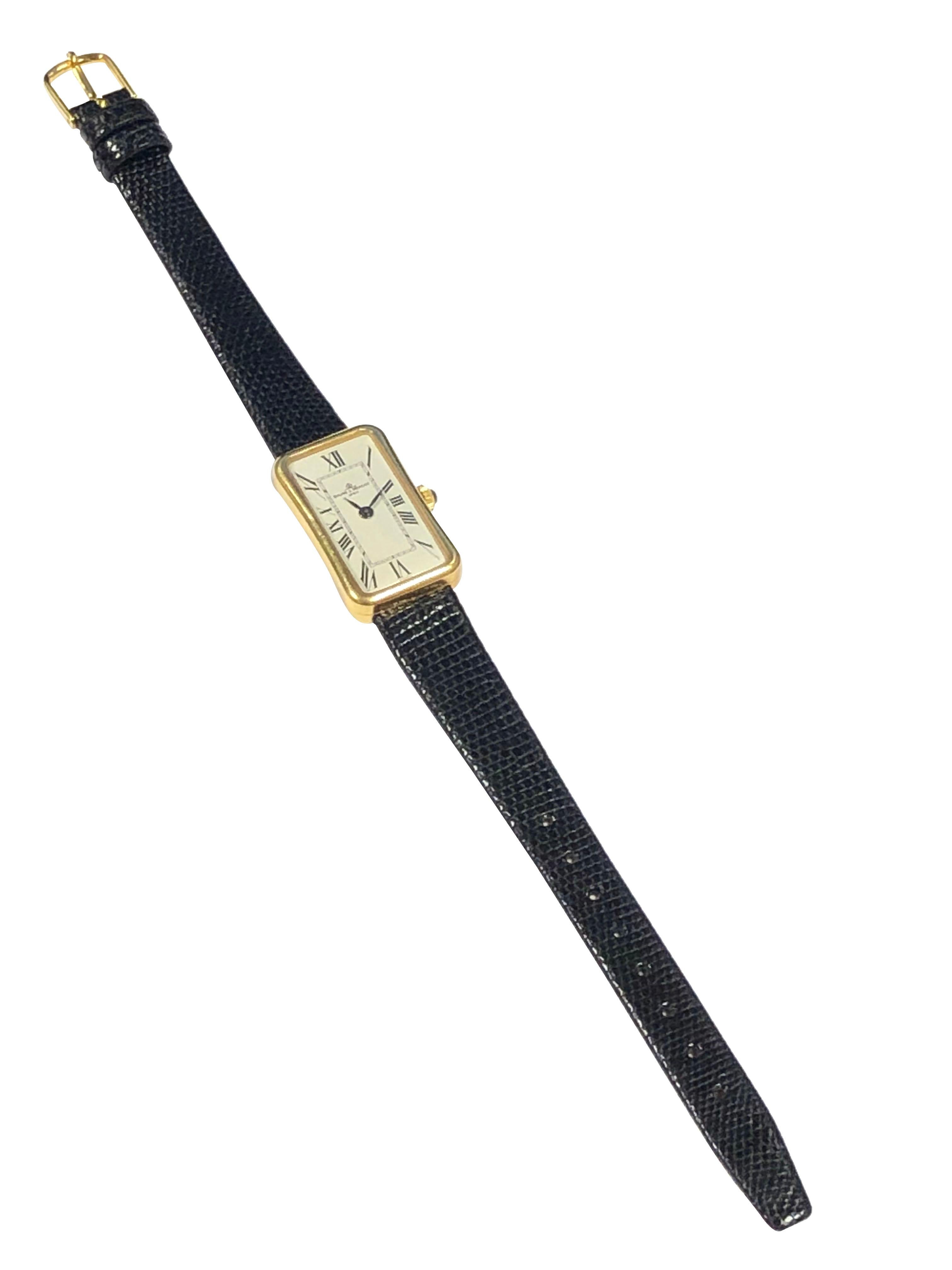 Women's or Men's Baume & Mercier Wrist Watch Owned and Worn by Hollywood Icon Jerry Lewis