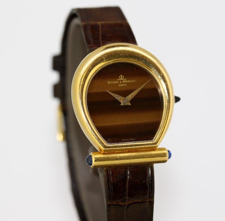 Baume and Mercier Wristwatch - 18k gold and Tigers Eye - 464325 - Women ...