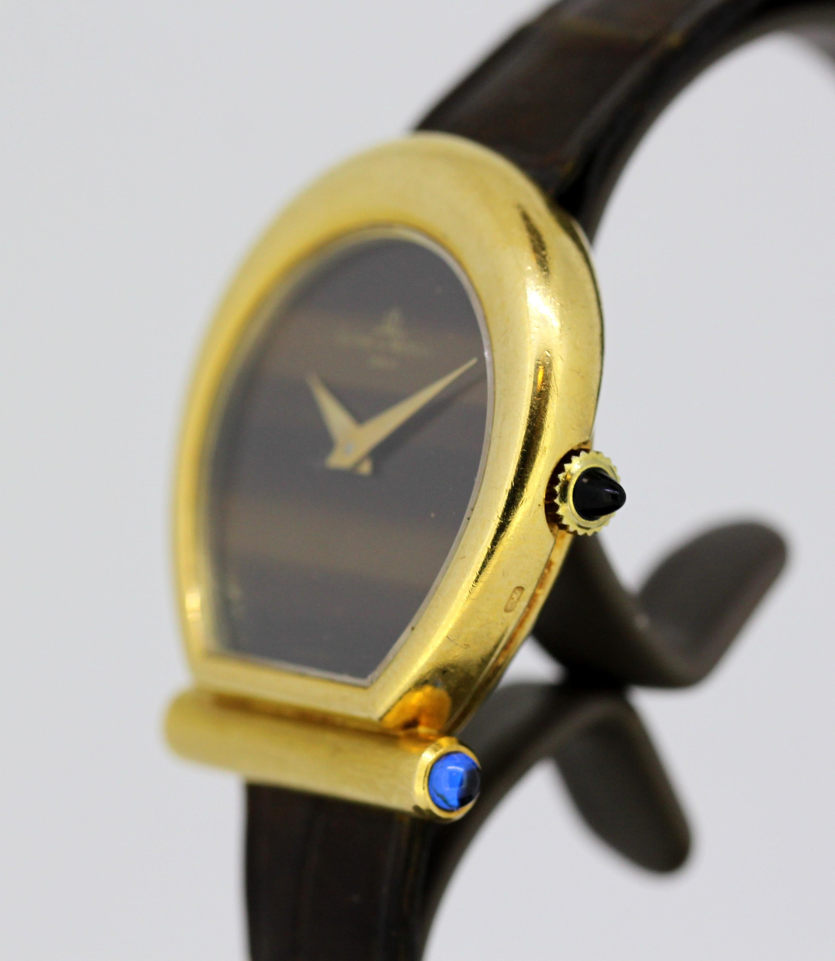 Baume & Mercier Armbanduhr - 18k Gold & Tigerauge - 464325 - Frauen - 1990-1999 2