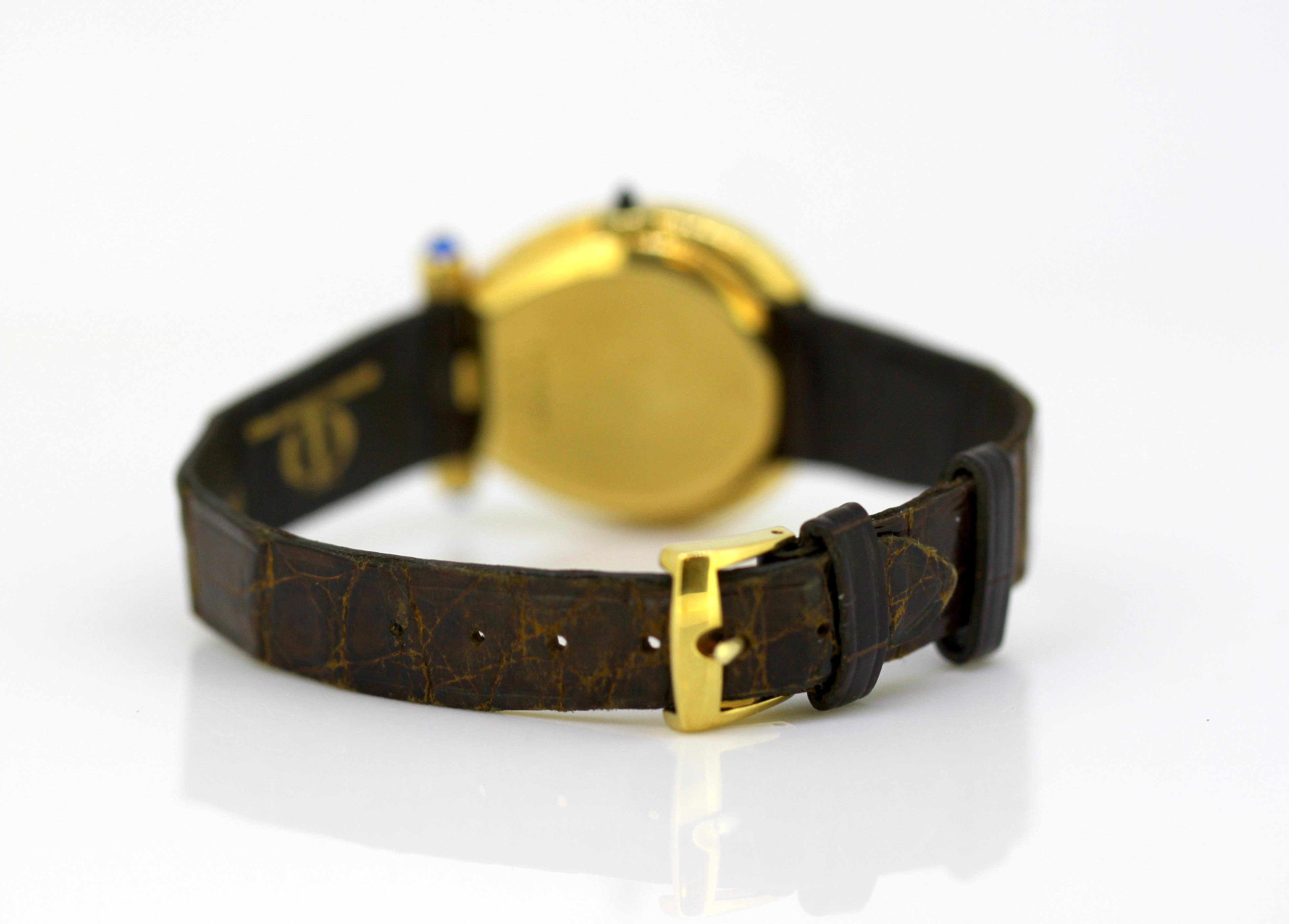Baume & Mercier Armbanduhr - 18k Gold & Tigerauge - 464325 - Frauen - 1990-1999 5