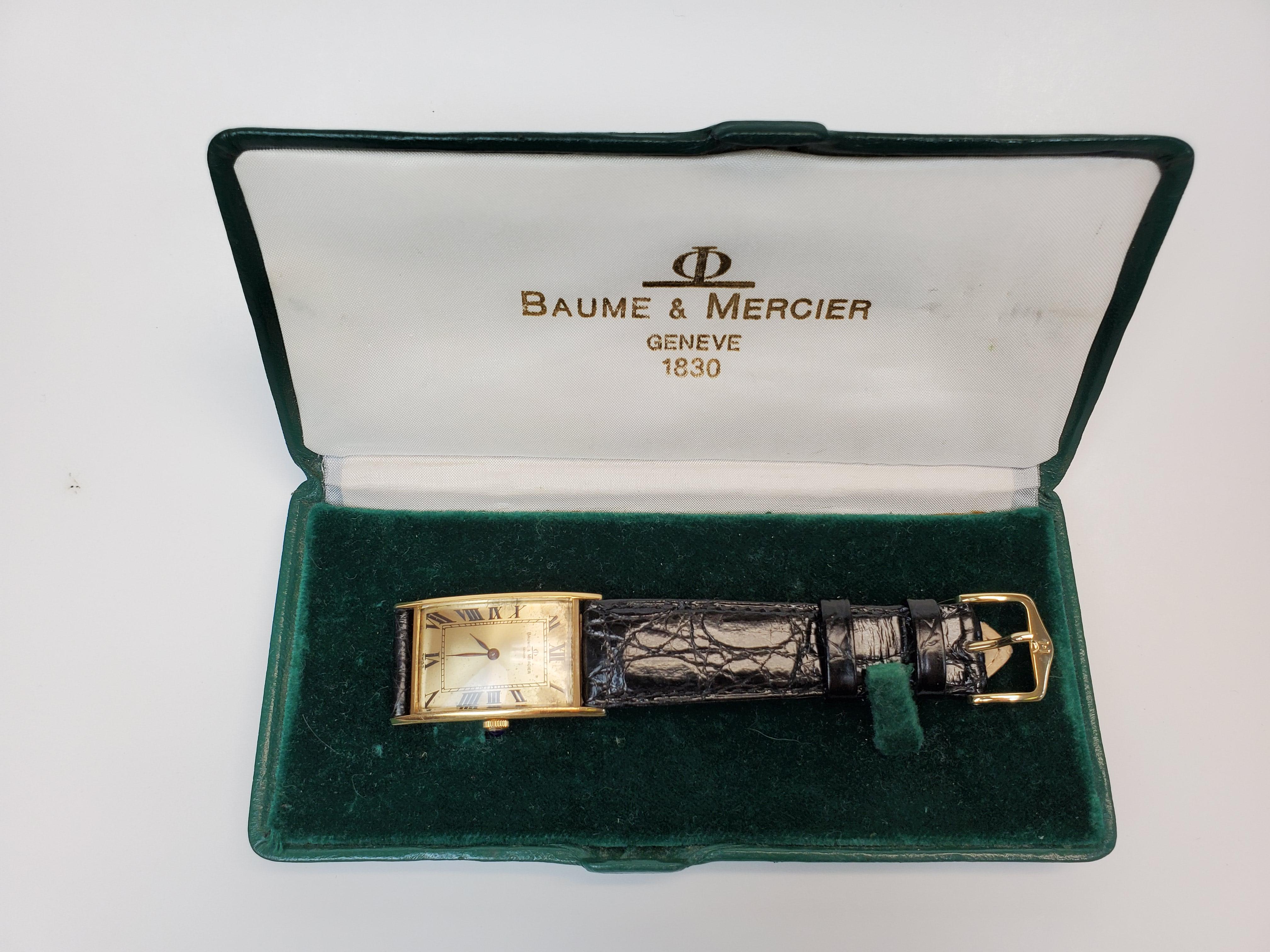 Baume & Mercier Wristwatch Vintage 2