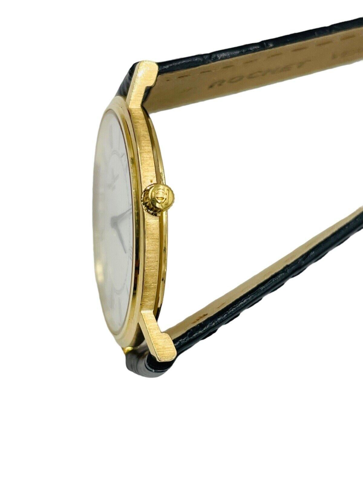 Contemporary Baume & Mercier Yellow Gold Wristwatch 