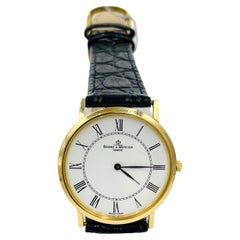 Vintage Baume & Mercier Yellow Gold Wristwatch 
