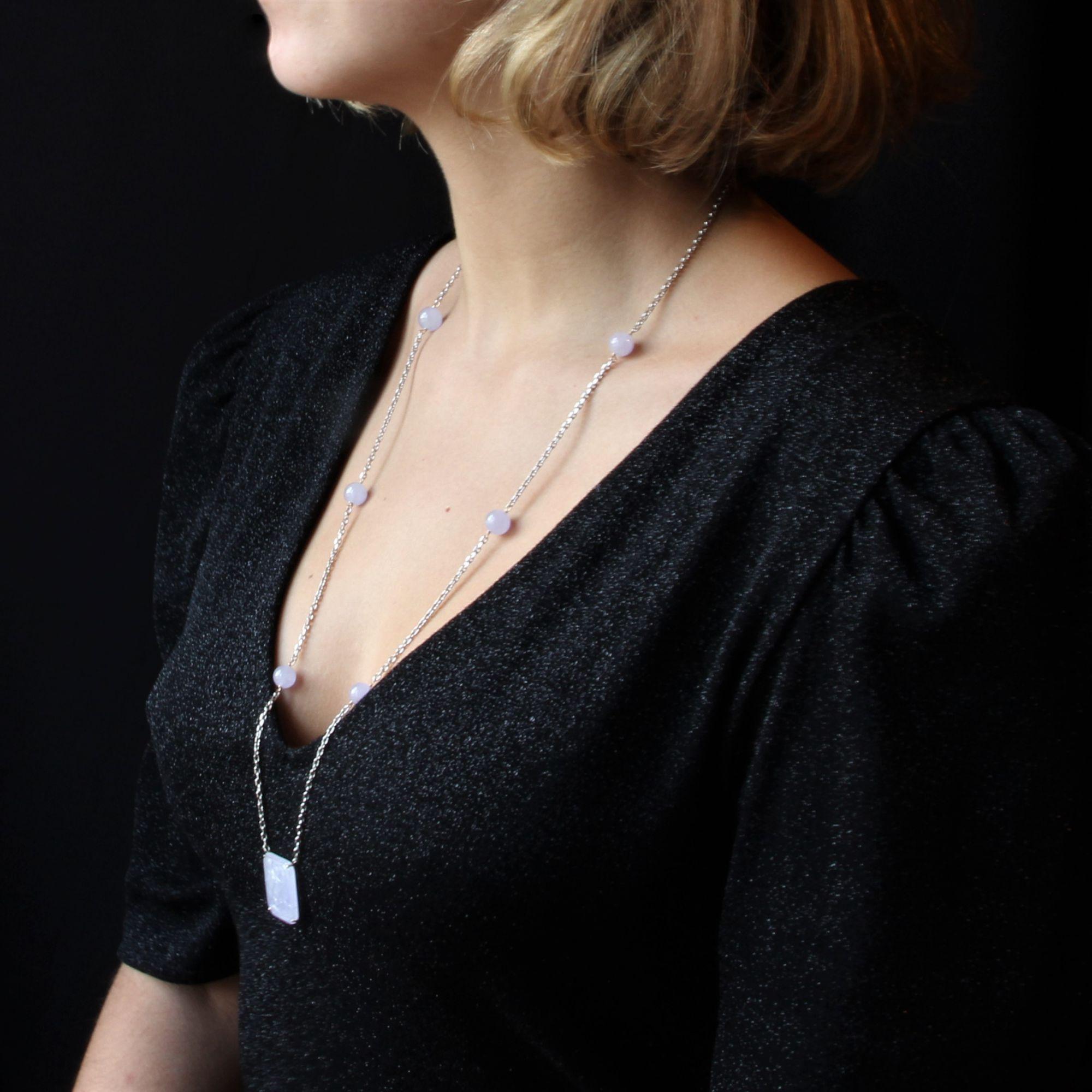 modern jade necklace