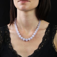 Baume Modern Parma Collana di perle di giada e giadeite in oro bianco 18 carati