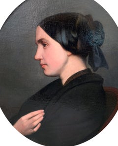 Profil De Femme De Baume Amédée (1820/1906)