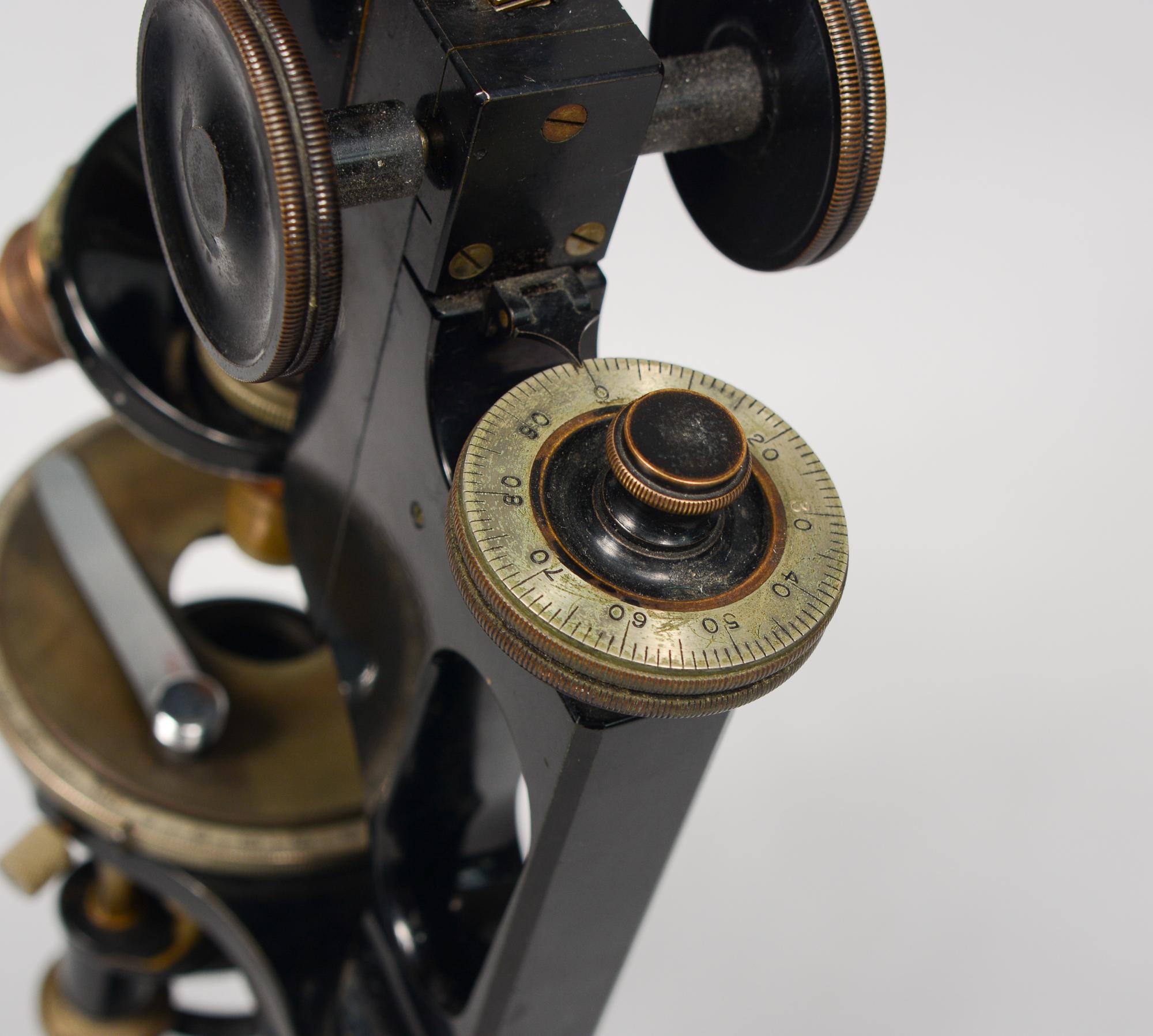 Victorian Bausch and Lomb Petrographic Microscope