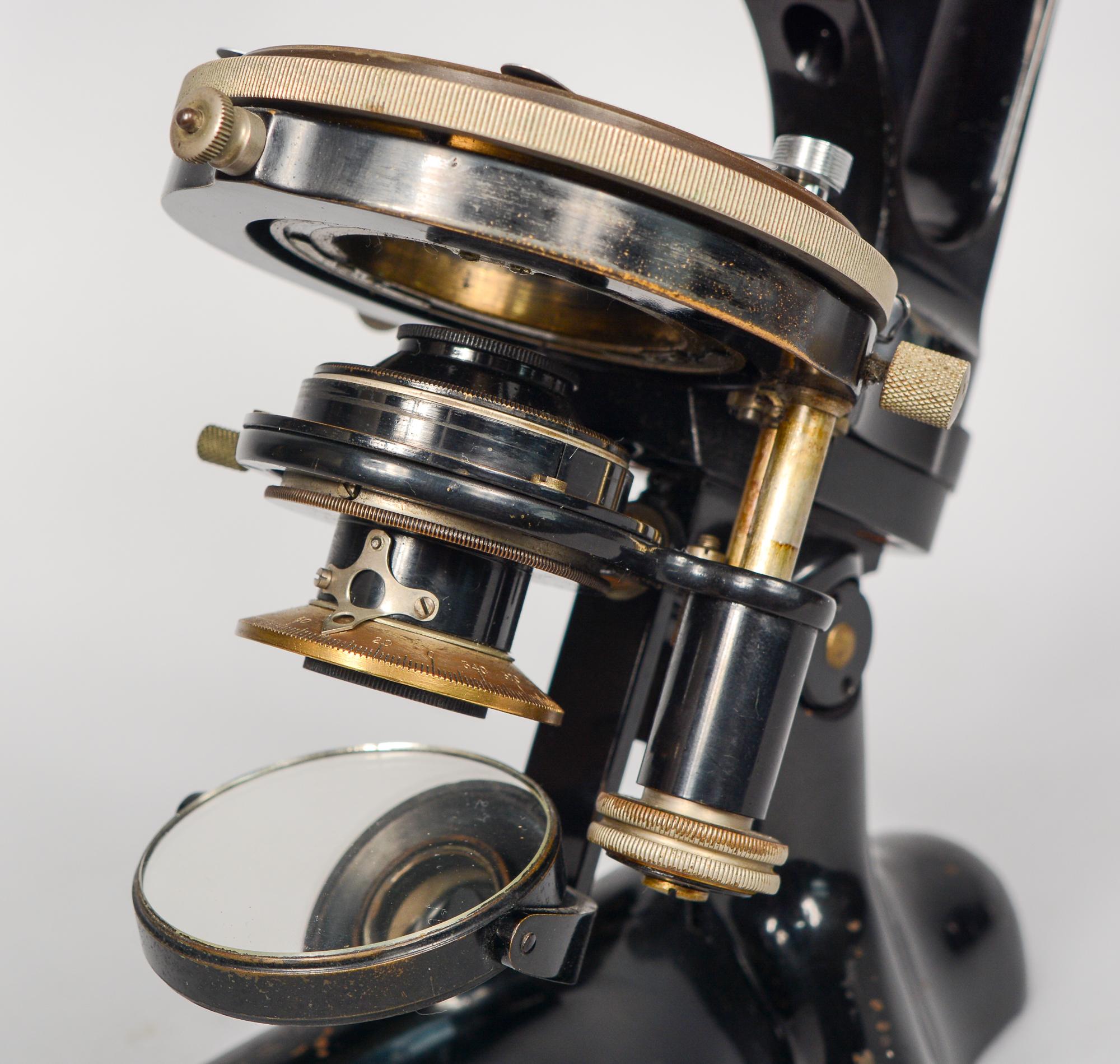 Early 20th Century Bausch and Lomb Petrographic Microscope