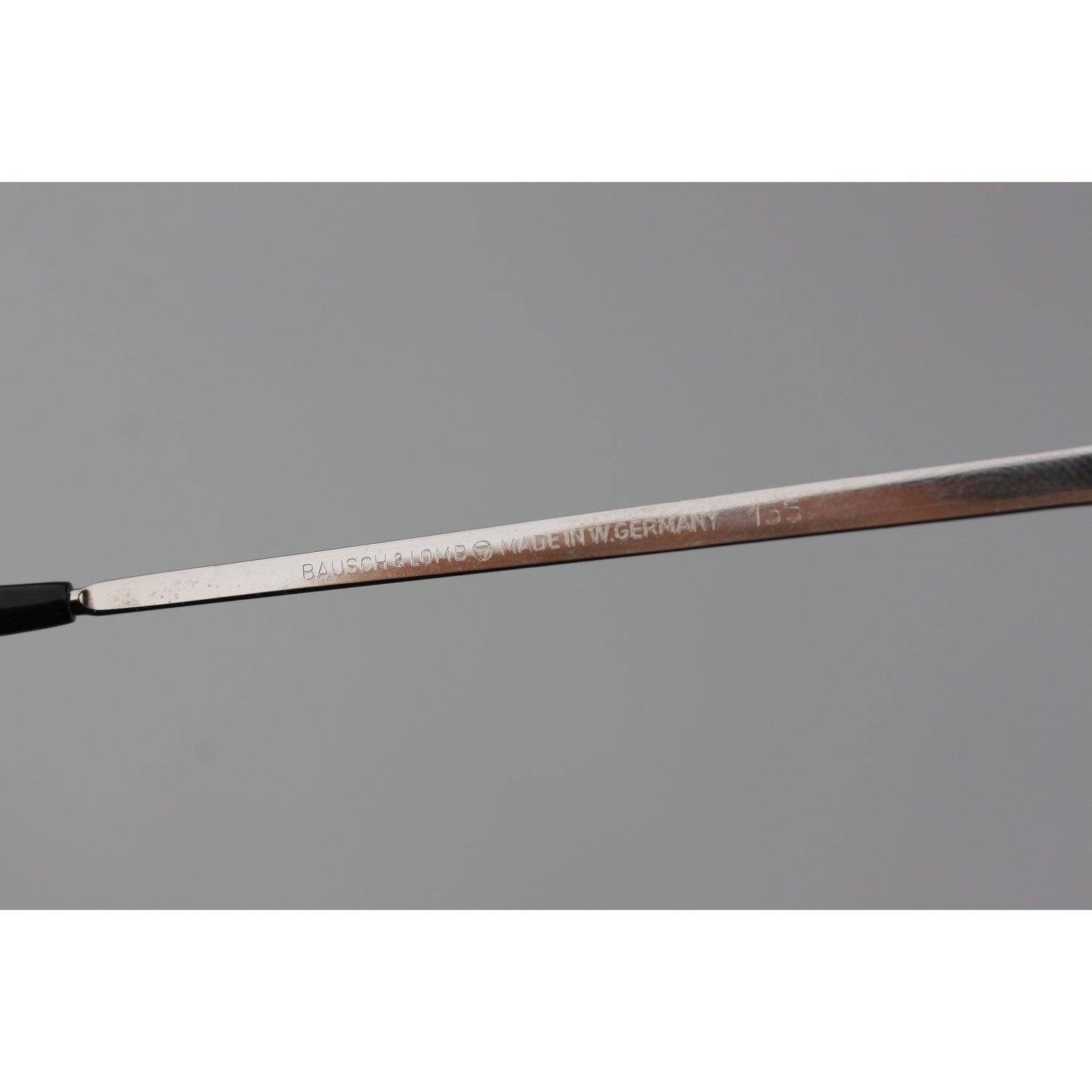 Donna Bausch & Lomb Vintage Silver 1/20 10K GF White Gold Occhiali da sole 516 in vendita