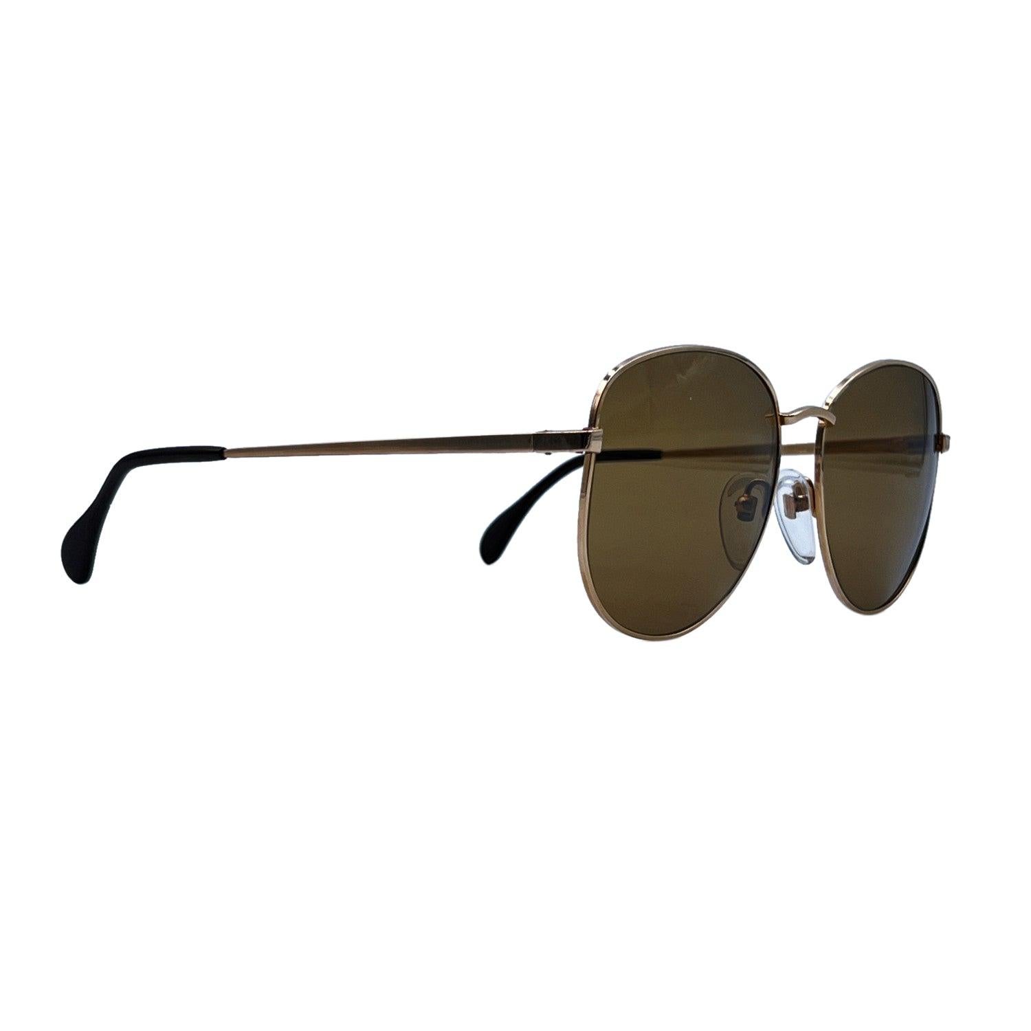 Marron Bausch & Lomb Lunettes de soleil unisexe vintage or 1/29 10K GF Mod 512 en vente