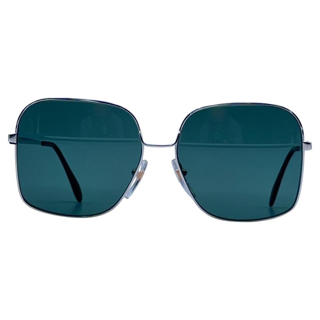 Bausch & Lomb Vintage Unisex Square White Gold Sunglasses Mod. 520