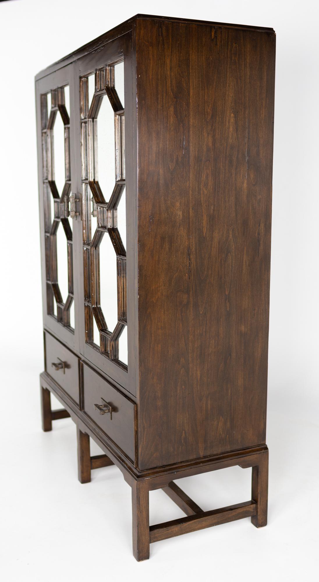 American Bausman and Company Mirrored Vanity Armoire For Sale