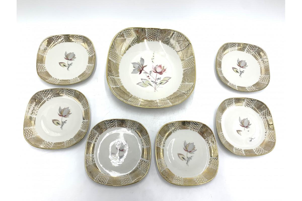 Porcelaine Set d'assiettes Elfenbein de Bavière en vente