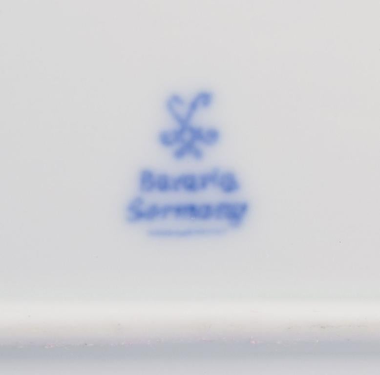 Bavaria, Germany. Porcelain tray. Blue Onion-patterned. Printed decoration. For Sale 1