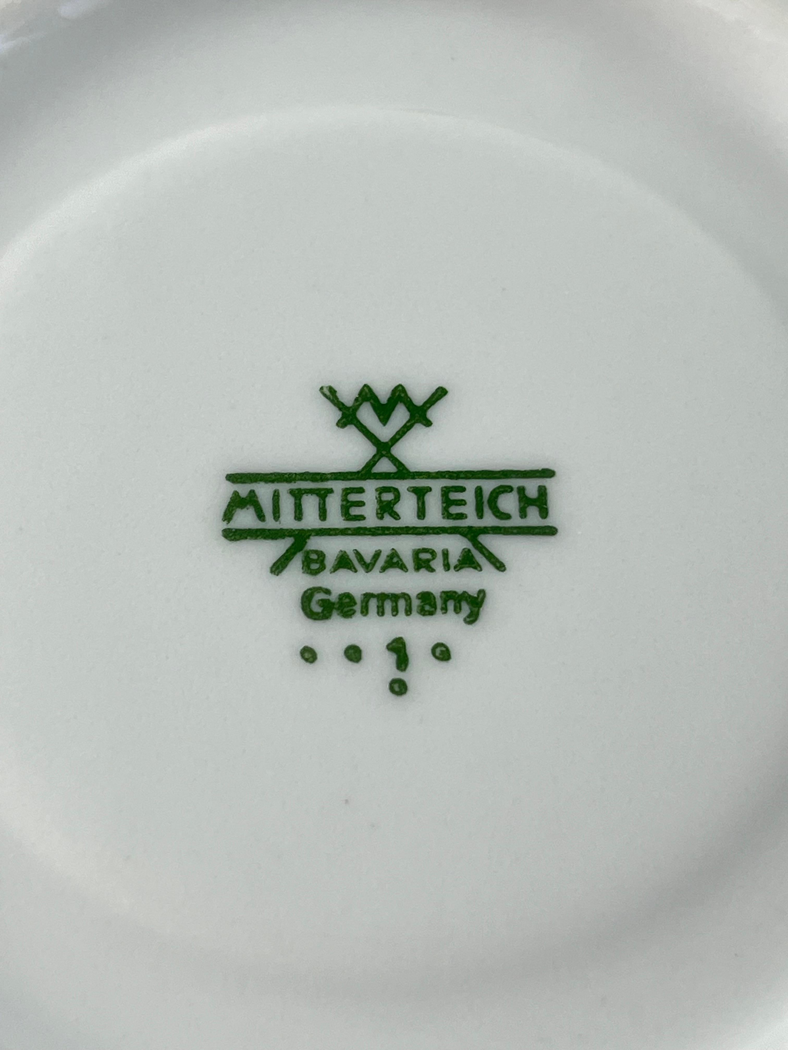 Bavaria Porcelain Tea Set 13 pieces, 80s For Sale 3