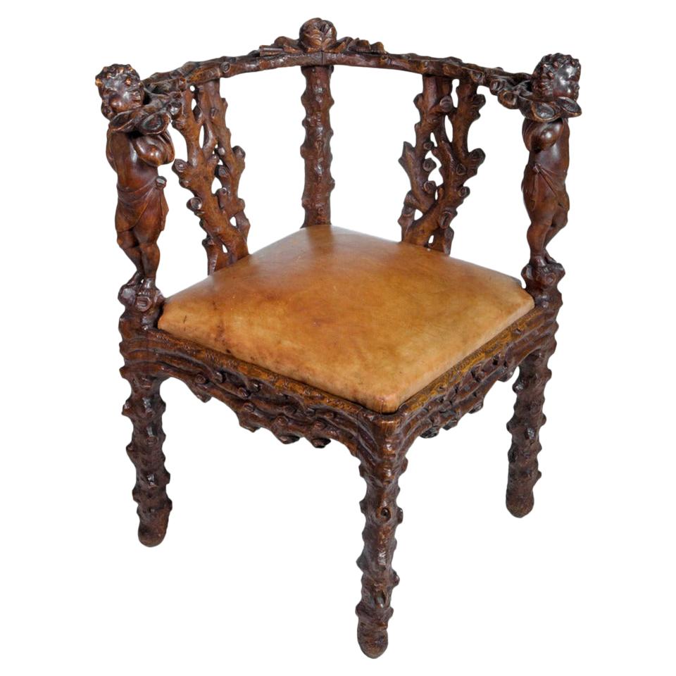 Bavarian Corner Chair For Sale