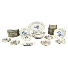 Bavarian Porcelain Dinnerware Set By Carl Schumann Factory 54 Pieces