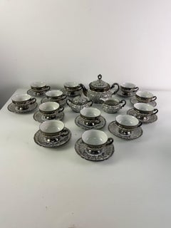 Bavarian porcelain Tea Set for 12, "Mitterteich", 1931