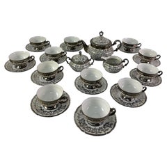 Bavarian porcelain Tea Set for 12, "Mitterteich", 1931