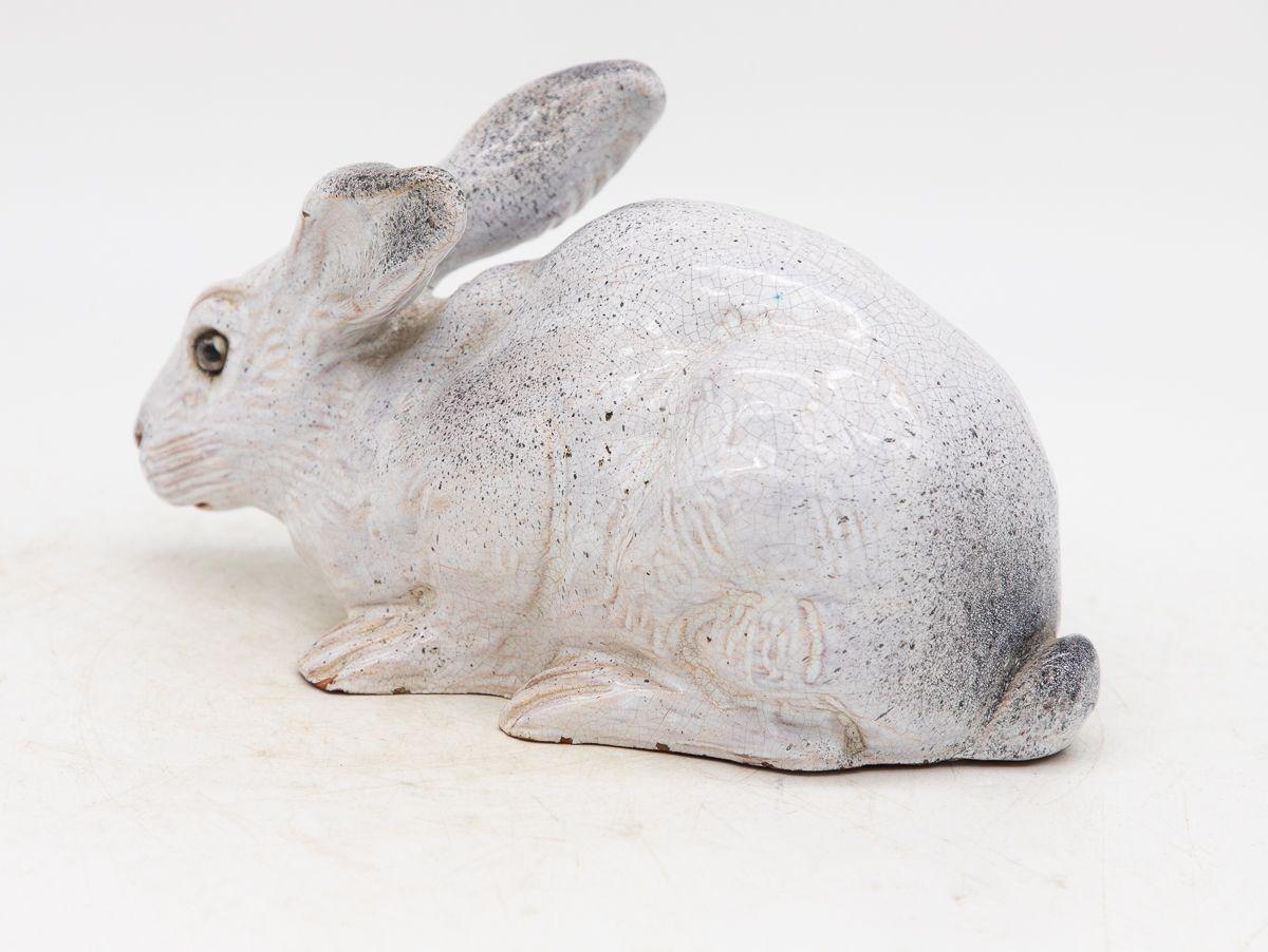 19th Century Bavent Ceramic Hare or Rabbit Model, French 1890s For Sale