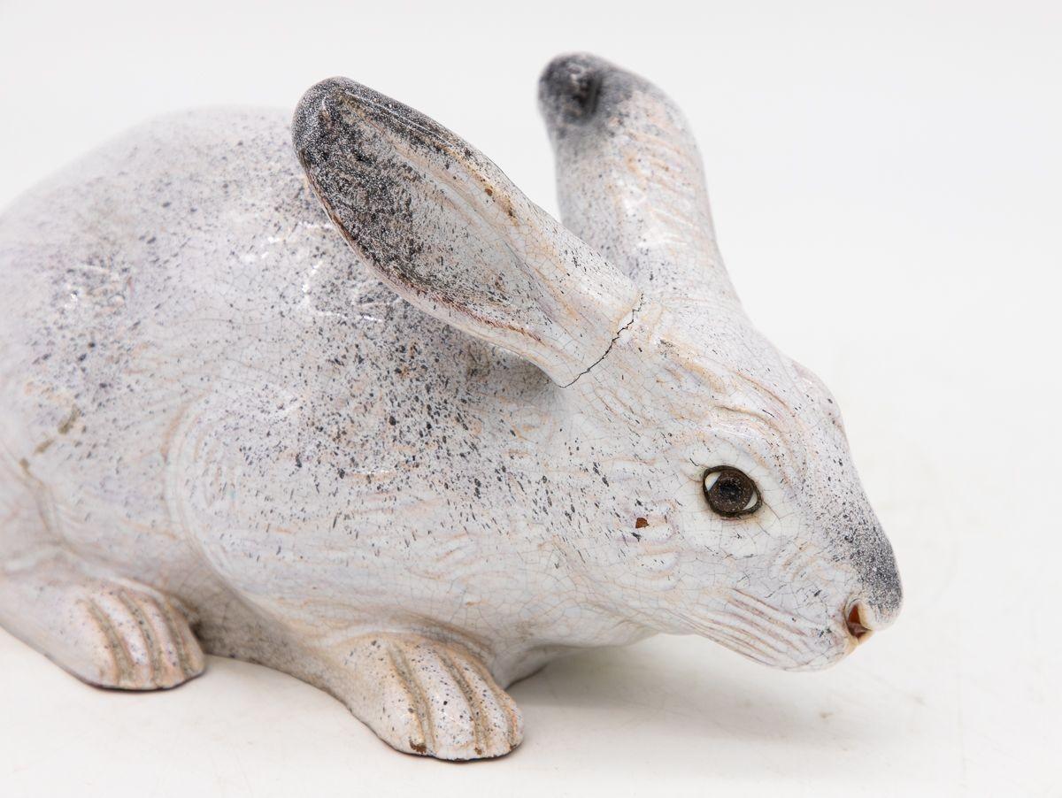 Bavent Ceramic Hare or Rabbit Model, French 1890s For Sale 1