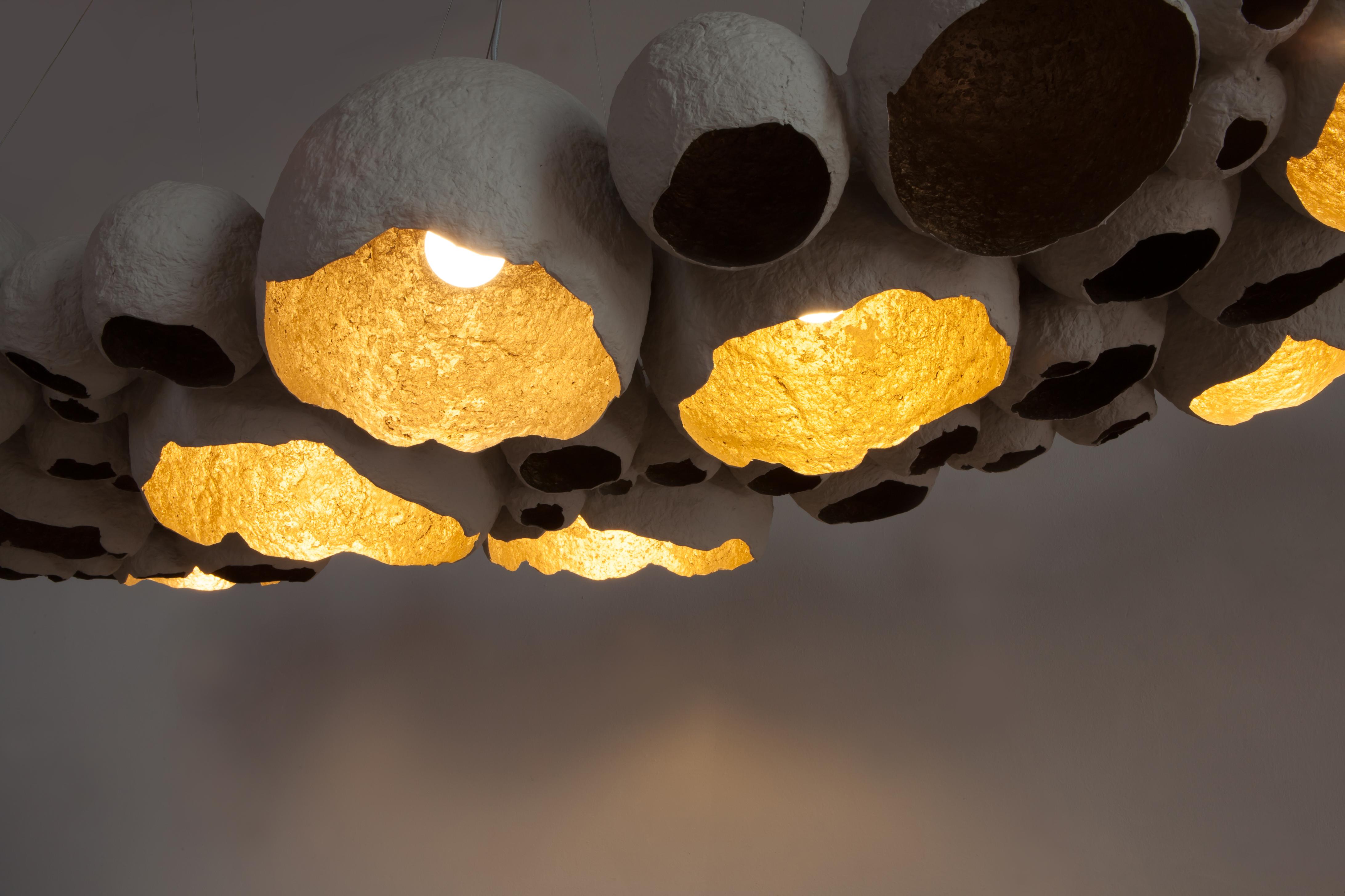 Ucraino Lampada a sospensione Bavovna L di Yalanzhi Objects in vendita