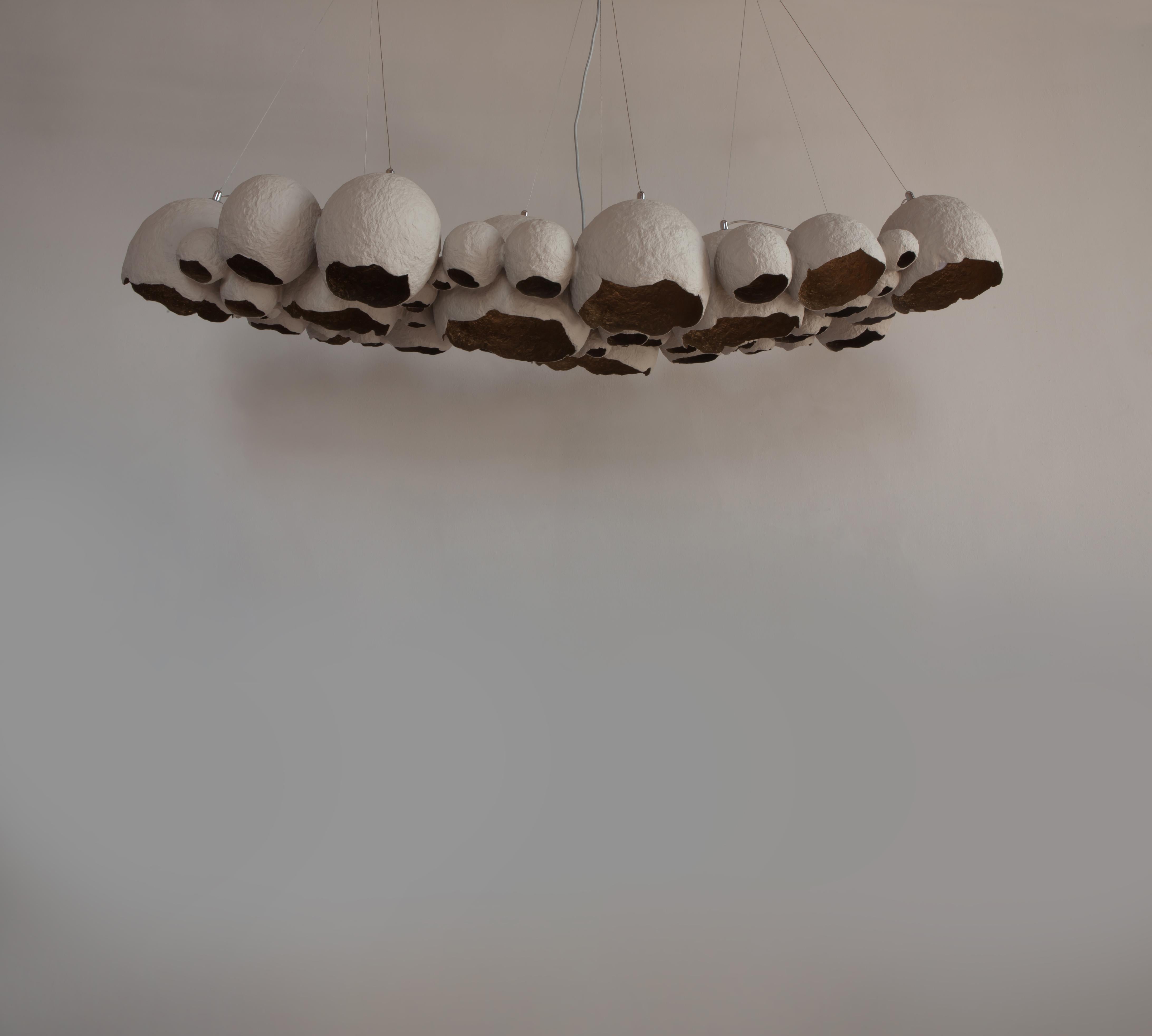 Bavovna L Pendant Lamp by Yalanzhi Objects In New Condition For Sale In Geneve, CH