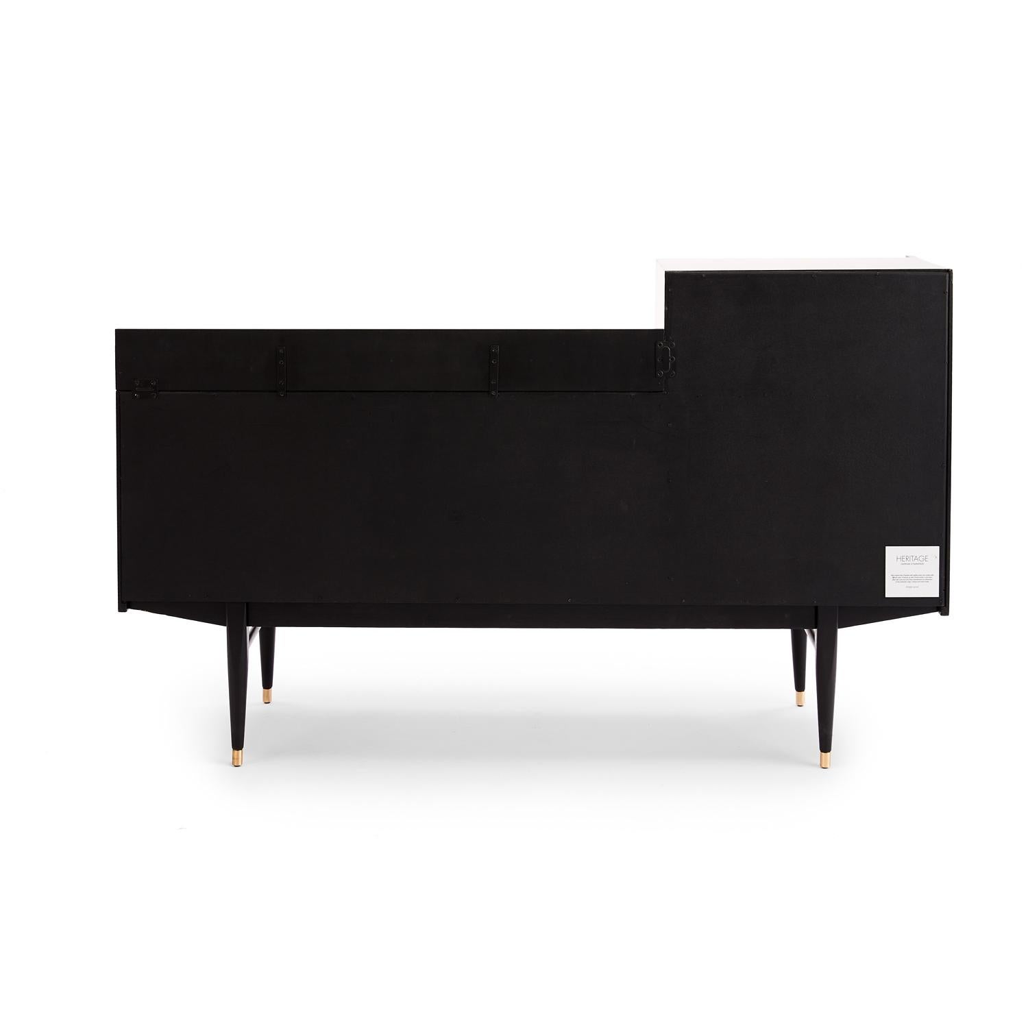 Contemporary Baxter Bea Cabinet in Dark Stain & Natural-Oil Finished Rosewood by Draga