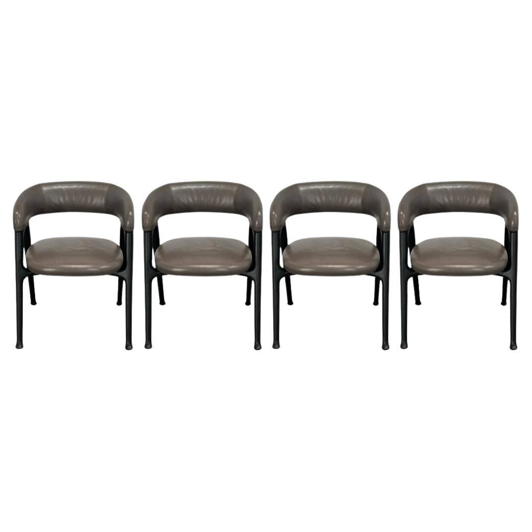 Baxter Corinne Chair by Roberto Lazzeroni, Set of Four