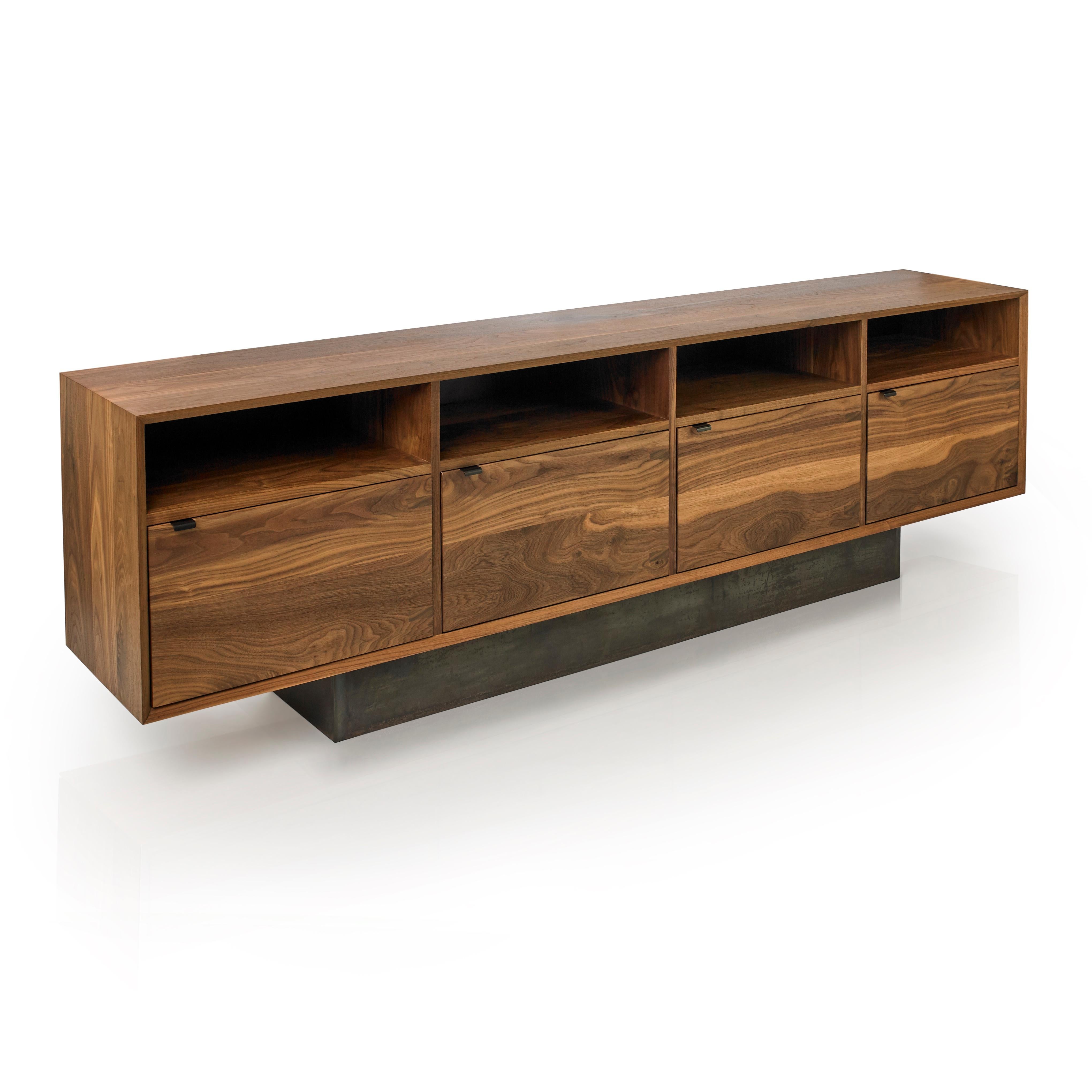 Baxter Credenza in Silver Grey Oak by Autonomous Furniture For Sale 3