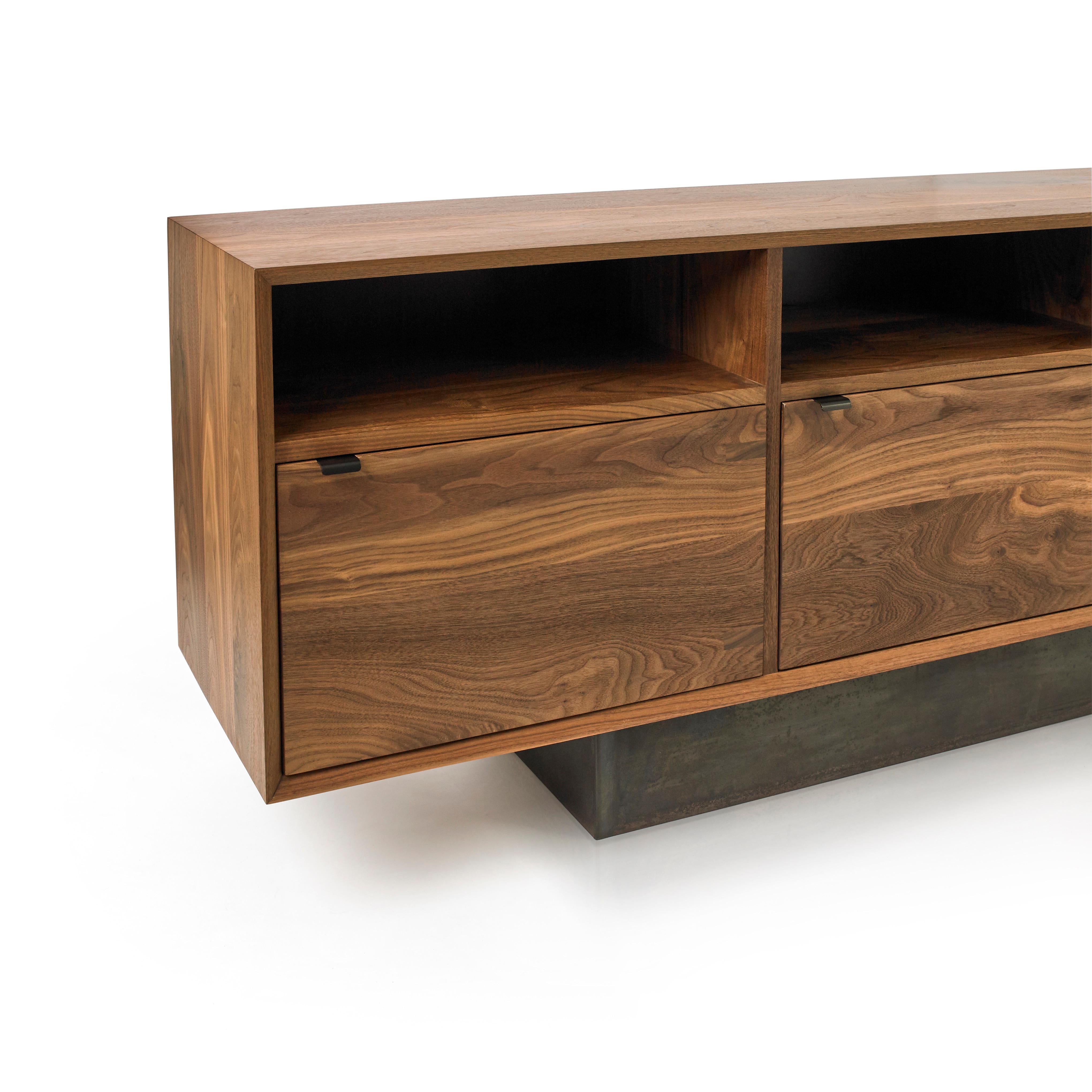 Baxter Credenza in Silver Grey Oak by Autonomous Furniture For Sale 5