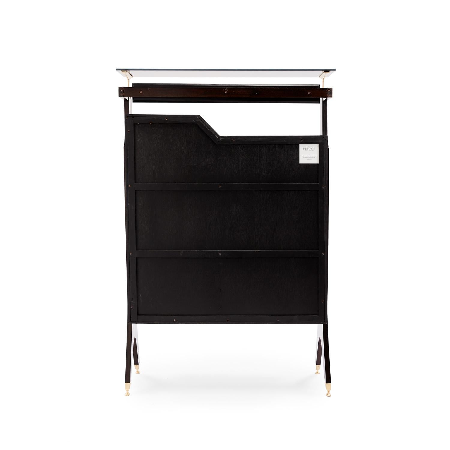 Baxter Jonas Cabinet in Rosewood with Geometric Facade by Draga & Aurel 2