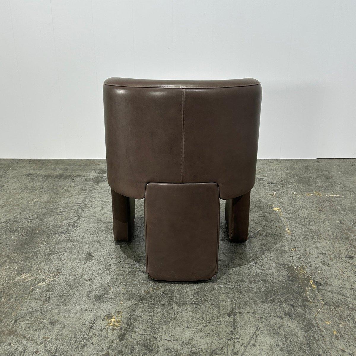 Leather Baxter Lazybones Chair by Studiopepe For Sale