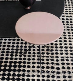 Baxter Liquid Coffee Table by Draga & Aurel, Resin Rose 33cm Diameter