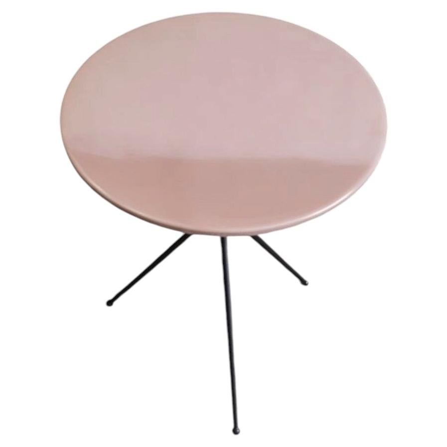 Baxter Liquid Coffee Table by Draga & Aurel, Resin Rose 33cm Diameter For Sale