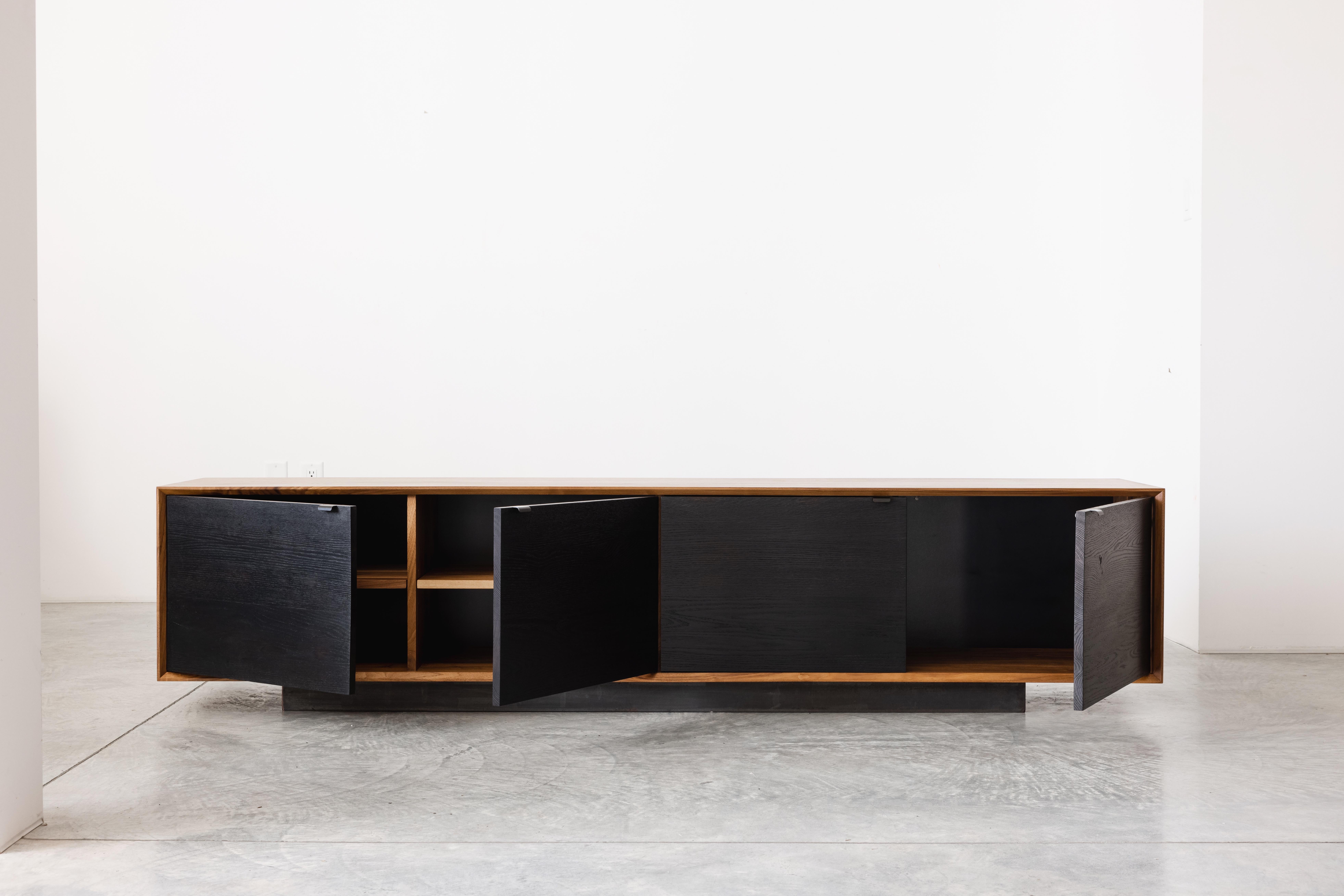 Hand-Crafted Baxter Low Credenza by Autonomous Furniture For Sale